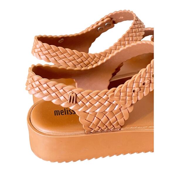 Melissa + Salinas Hotness Wedge Sandals Size 8.5 - Picture 14 of 16